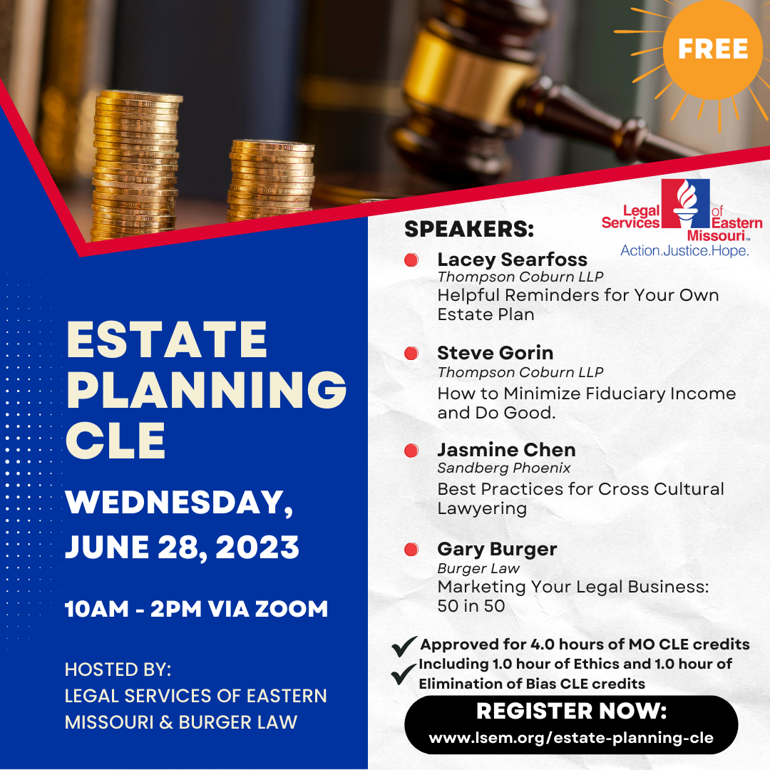 LSEM's Estate Planning CLE | St. Louis Injury Trial Attorneys | Missouri and Illinois Personal Injury Lawyers